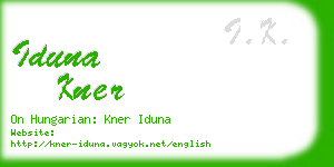 iduna kner business card